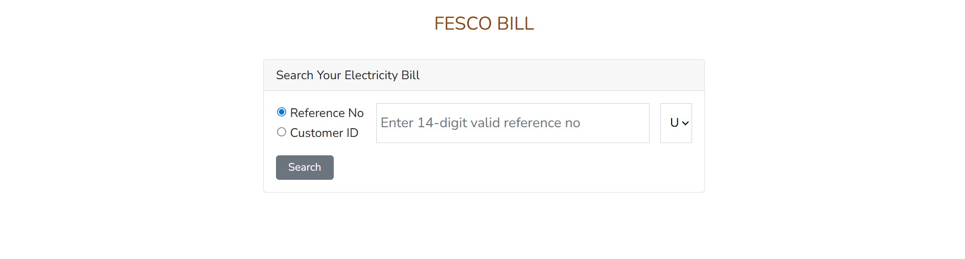 LESCO Online Bill and FESCO Bill
