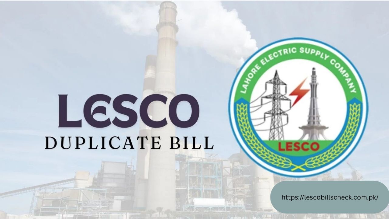 LESCO Duplicate Bill Check